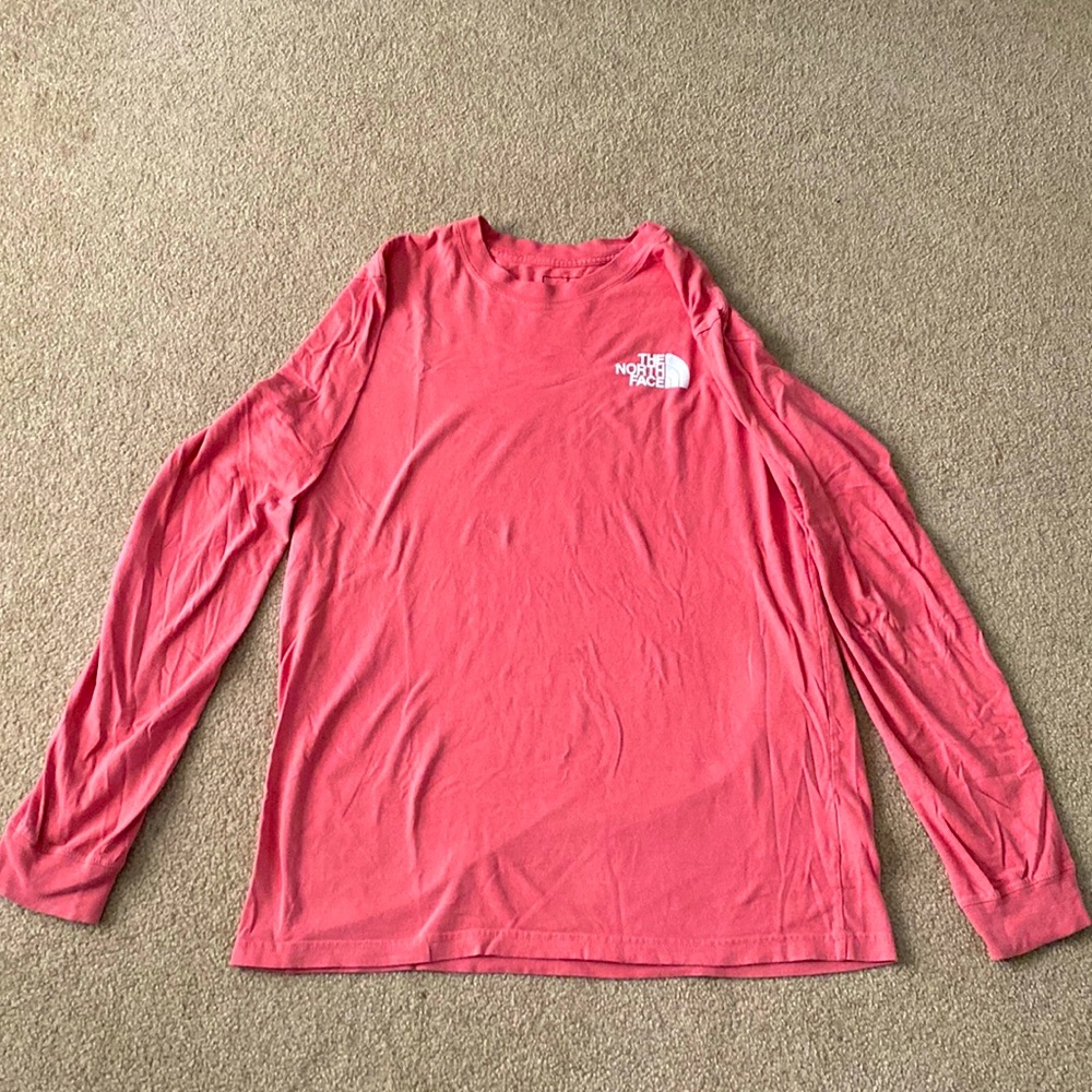 The North Face Men’s Pink Long Sleeve Shirt L